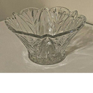 Lenox Lead Crystal Everyday Celebrations Meadow Candy Dish Snack Bowl w/ Box